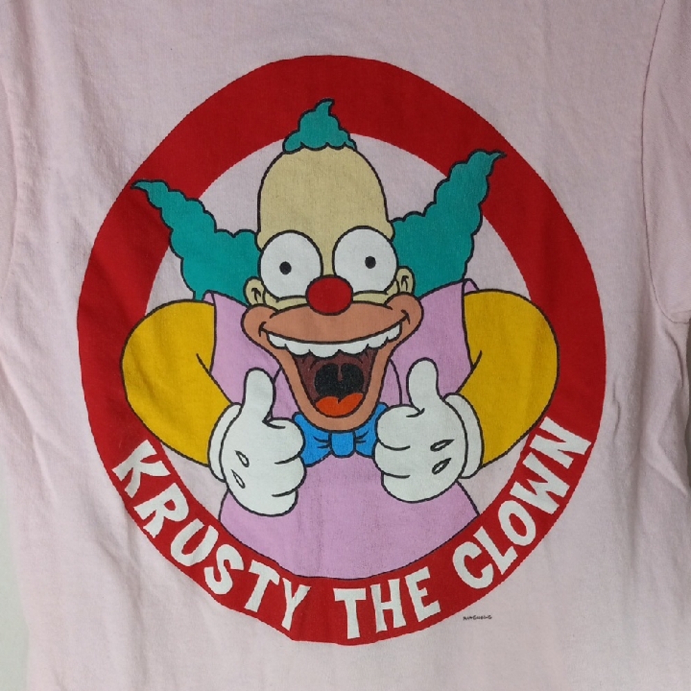 Red Krusty the Clown Short Sleeve Tee